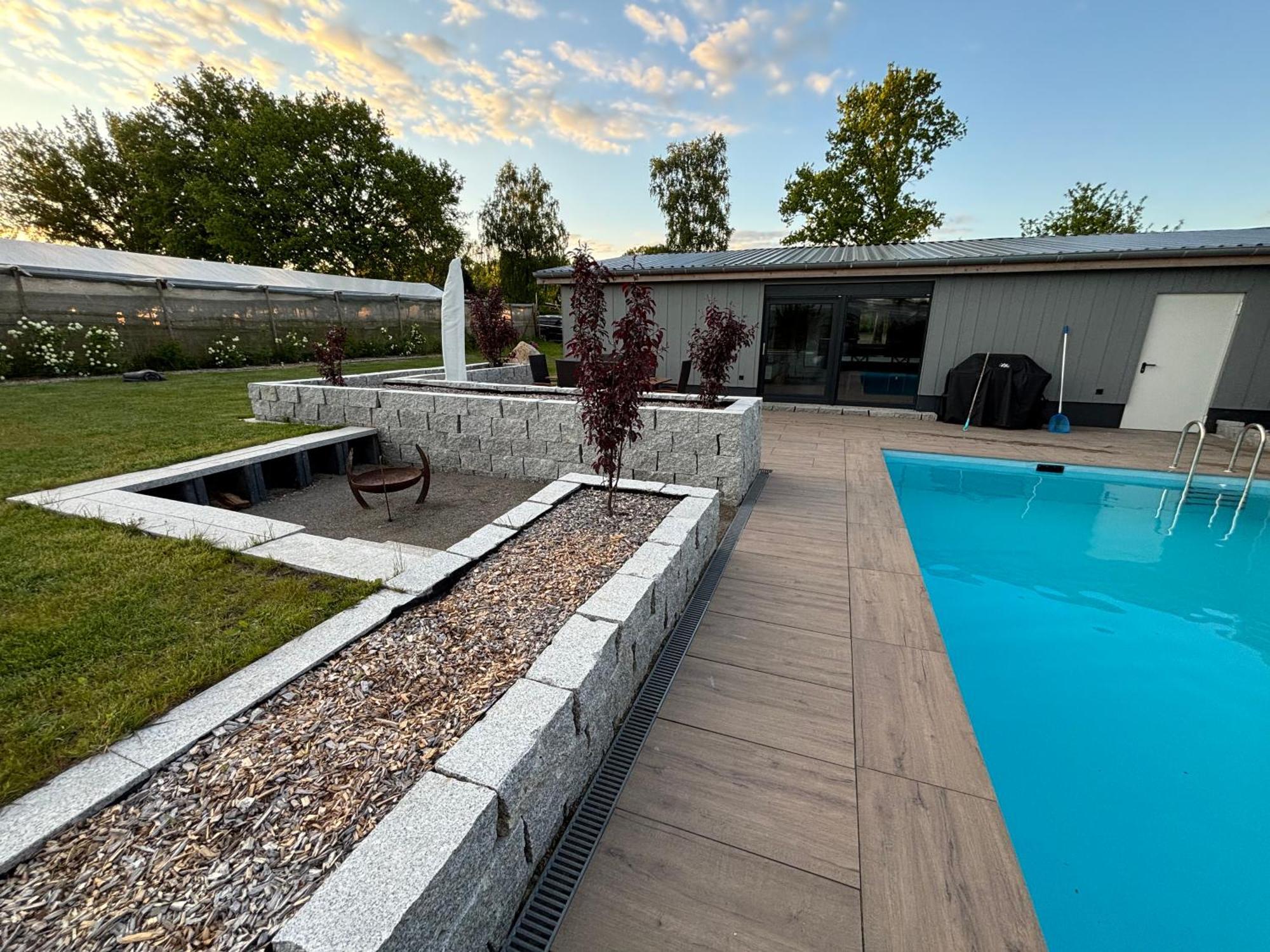 Ferienhaus Mit Privatem Pool Soltau Exterior foto